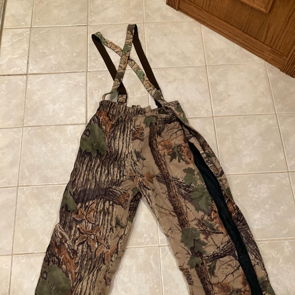 Mens camo bib overalls